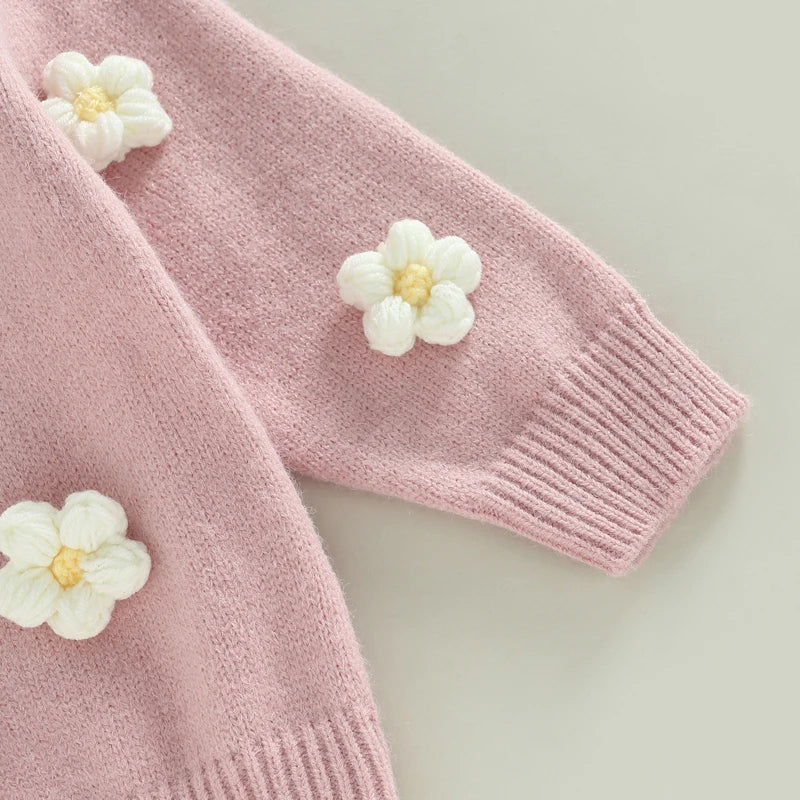Flower Knit Cardi