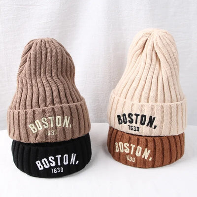 Boston Neutrals Knitted Hat