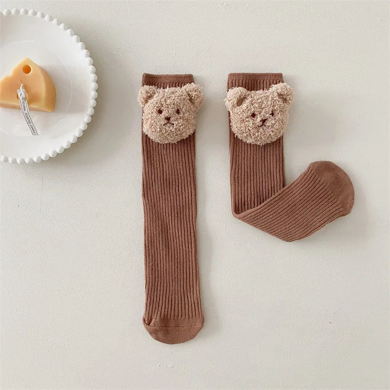 Teddy Bear Neutrals Socks