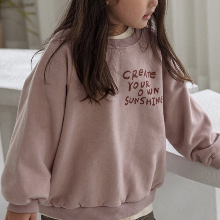 Graphic Positive Quote Sweater