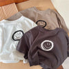 Neutral Smiley Graphic Tee